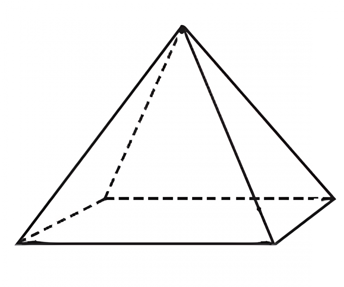 Gambar Bangun Ruang Limas Segi Tiga